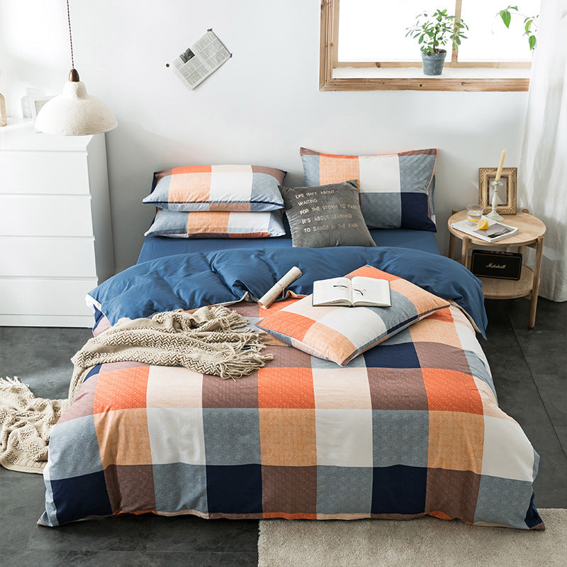 Check cotton bedding Pi-Mart