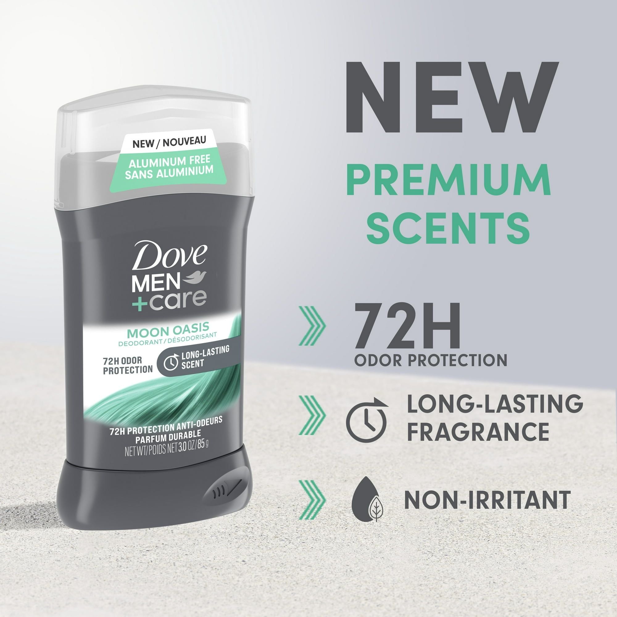 Dove Men+Care Men's Deodorant Stick Moon Oasis Aluminum-Free, 3.0 oz EasyOptionXY LLC