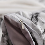 Marble patterned plain duvet cover sheets Pi-Mart