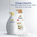 Dove Pampering Long Lasting Gentle Women's Body Wash All Skin Type, Shea Butter & Vanilla, 30 fl oz
