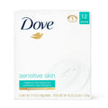 Dove Sensitive Skin Hypoallergenic Beauty Bar Soap, Fragrance Free, 3.75 oz (12 Bars) EasyOptionXY LLC