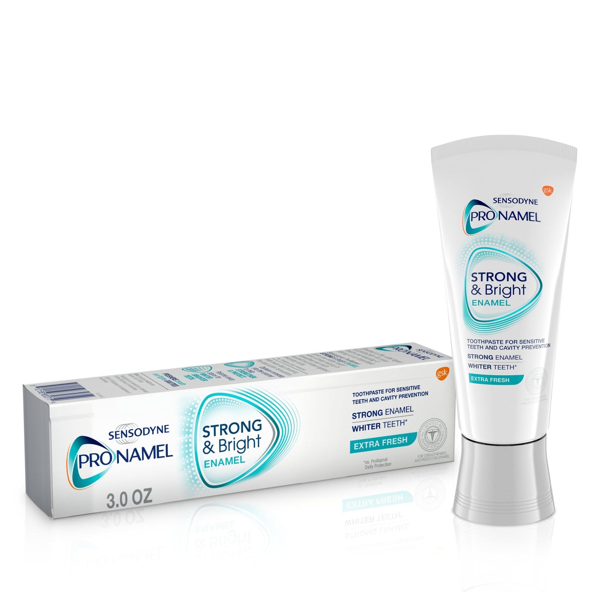 Sensodyne Pronamel Strong and Bright Enamel Sensitive Toothpaste; Extra Fresh; 3 oz