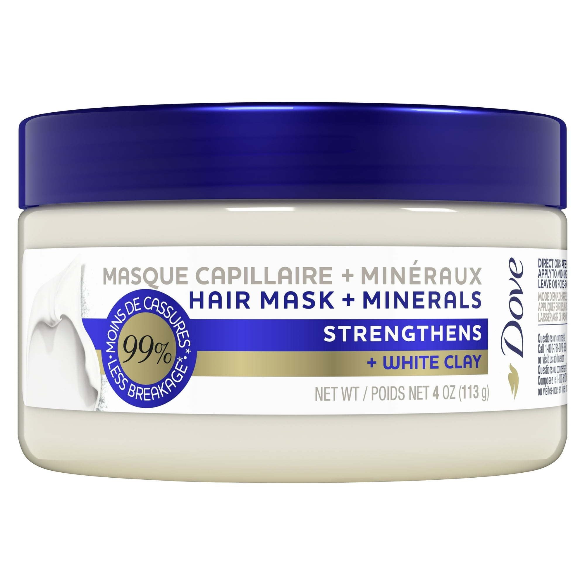 Dove Strengthen Mineral Moisturizing nourishing Hair Mask, 4 oz