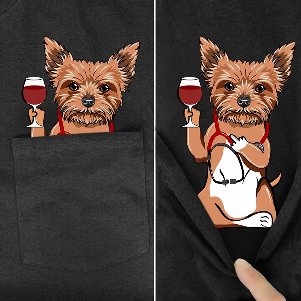 Husky Print T-Shirt