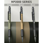 Nicpro 3 Pcs 1.3 mm Mechanical Pencils Set with 36 Lead Refill, 3 Eraser - Weatherproof Metal Barrel, Heavy Duty Carpenter Pencil for Outdoor Marking Drafting Drawing Sketching Woodworking - with Case