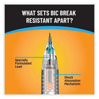 BIC Break Resistant Mechanical Pencils with Erasers, No. 2 Medium Point (0.7mm), Pack of 2