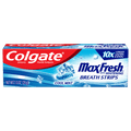 Colgate Max Fresh Travel Size Toothpaste with Mini Breath Strips; Cool Mint; 1.0 oz EasyOptionXY LLC