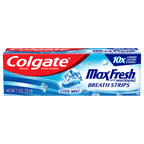 Colgate Max Fresh Travel Size Toothpaste with Mini Breath Strips; Cool Mint; 1.0 oz EasyOptionXY LLC