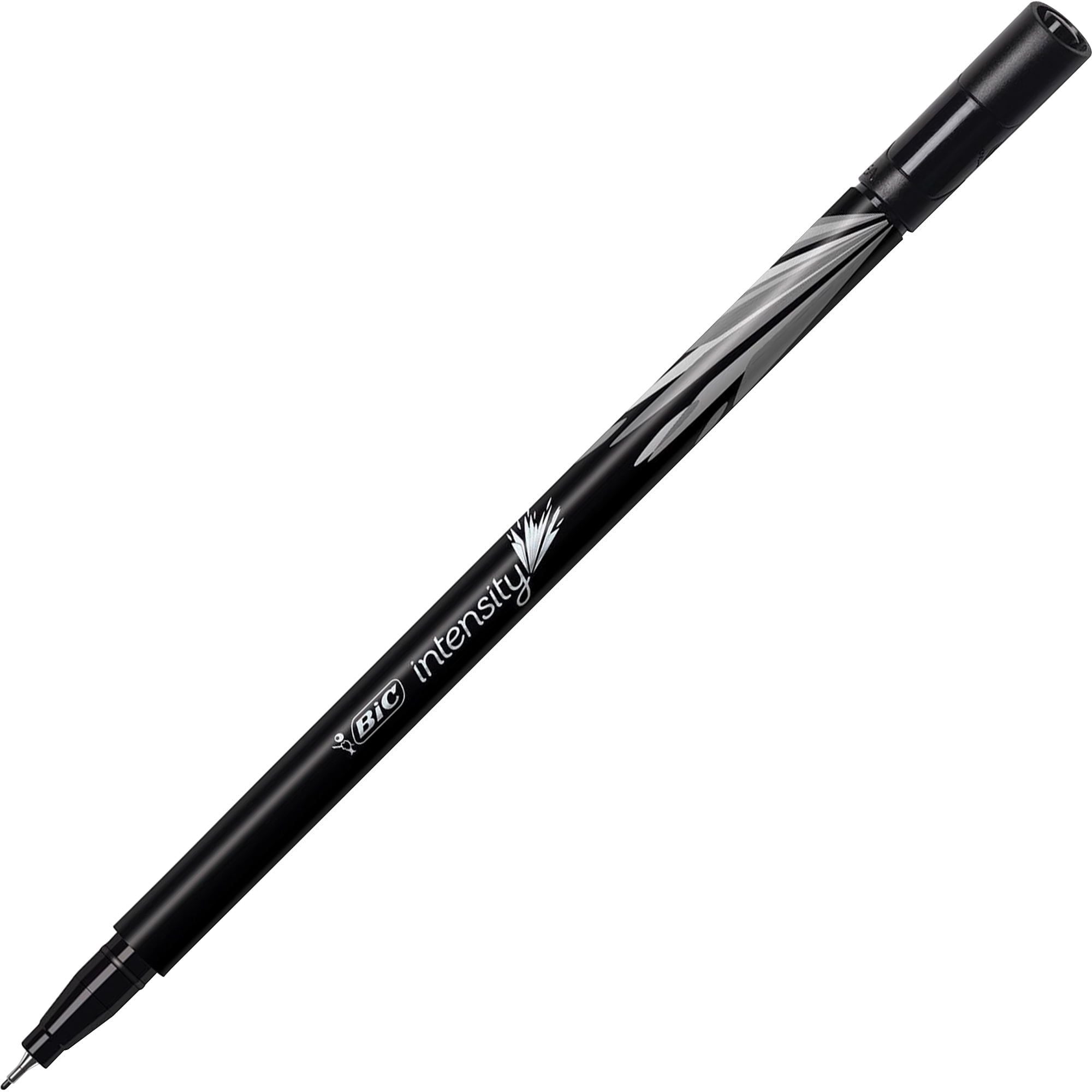 BIC Intensity Fineliner Felt Pens, Fine Point (0.4 mm), Assorted Colors, 10-Count