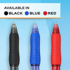 Paper Mate Gel Pen, Profile Retractable Pen, 0.7 mm, Black, 8 Count