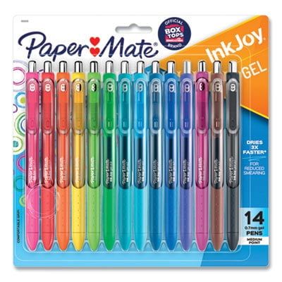 Paper Mate InkJoy Gel Pens, Medium Point, Assorted Colors, 14 Count - SJB-DIAMOND ELITES