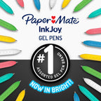 Paper Mate InkJoy Bright Pens, Gel Pens, Medium Point (0.7mm), Retractable, Bright White Ink, 3 Ct - SJB-DIAMOND ELITES