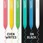 Paper Mate InkJoy Bright Gel Pens, Medium Point (0.7mm), Retractable, Assorted Brighter Colors, 6 Ct - SJB-DIAMOND ELITES