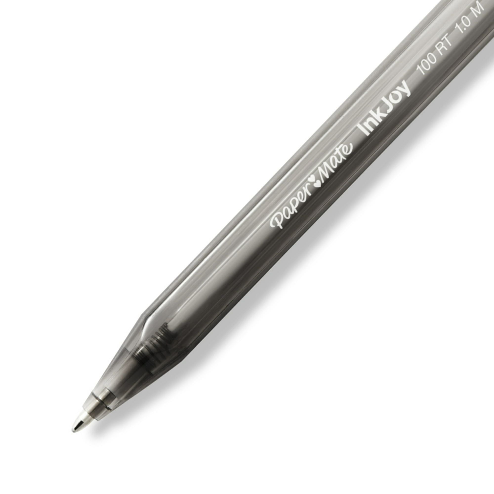 Paper Mate InkJoy 100RT Retractable Ballpoint Pens, Medium Point, Black, 16 Count - SJB-DIAMOND ELITES