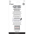 Pilot G2 Retractable Gel Ink Pens, Fine Point, Black Edge, 5 Count