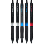 Pilot G2 Metal Gradation Collection Premium Gel Ink Pen, Fine Point, Black, Blue, Red Ink, 5 Count