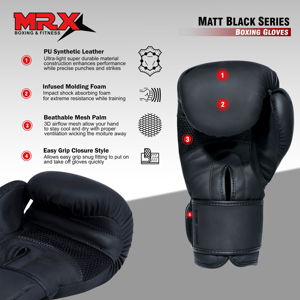MRX Boxing Gloves Fighting Sparring Training Adult Junior All sizes - SJB-DIAMOND ELITES