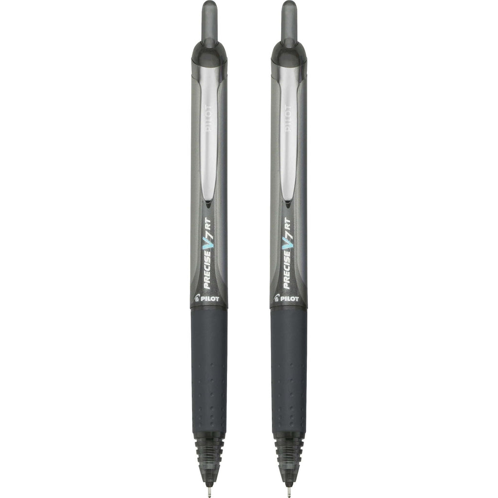 Pilot Precise V7 RT Pens, Fine Point, Rolling Ball, Black Ink, 2 Count, 20882653 EasyOptionXY LLC
