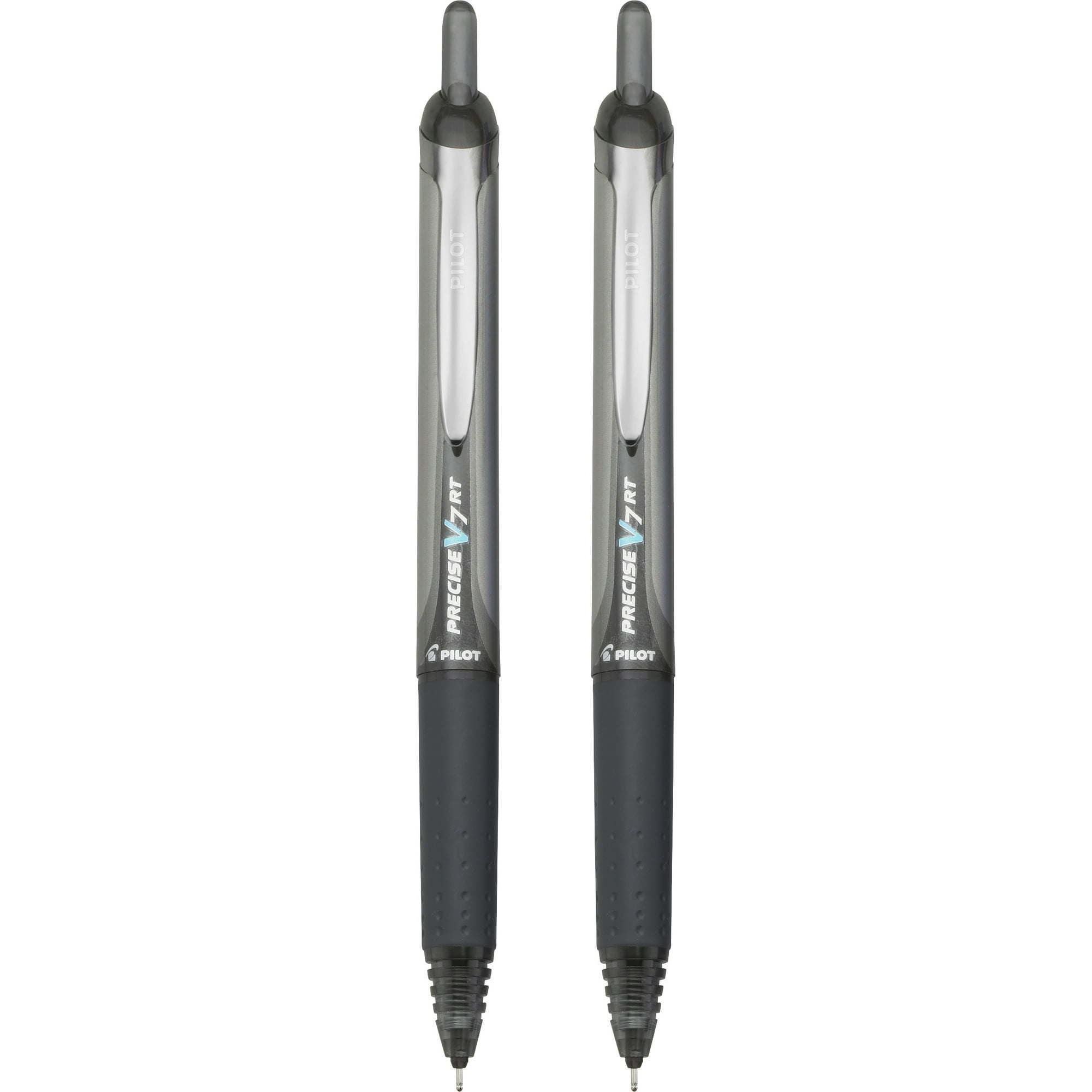 Pilot Precise V7 RT Pens, Fine Point, Rolling Ball, Black Ink, 2 Count, 20882653 EasyOptionXY LLC