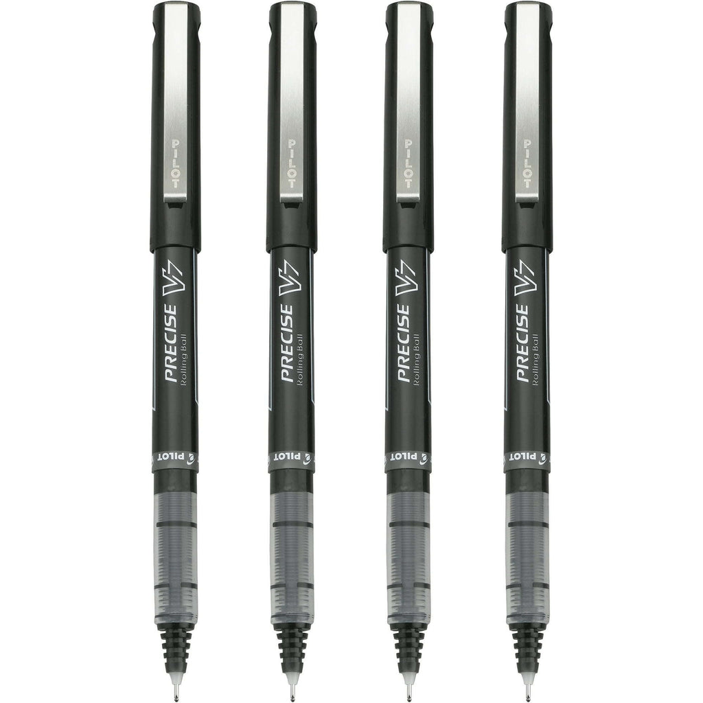 Pilot Precise V7 Stick Pens, Fine Point, Black Ink, 4 Pack, 17510765 EasyOptionXY LLC