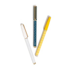 U Brands Catalina Felt Tip Pens, Casual Chic, Medium (0.7mm) Point, Black Ink, 3 Count