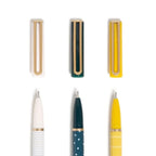 U Brands Catalina Felt Tip Pens, Casual Chic, Medium (0.7mm) Point, Black Ink, 3 Count