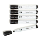 U Brands Dry Erase Markers, Chisel Tip, "More Ink", Black, 5 Count - SJB-DIAMOND ELITES
