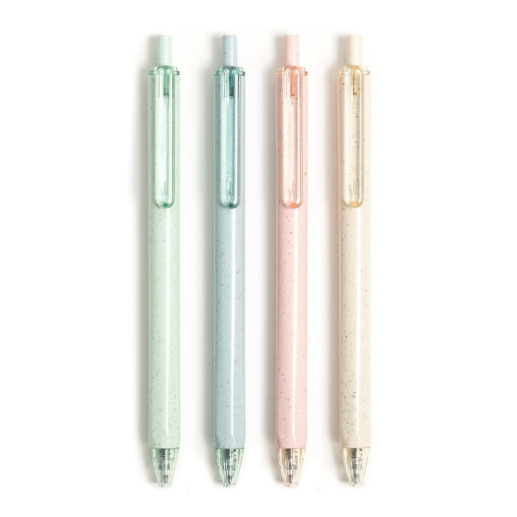 U Brands U-Eco Gel Pen, Black Ink, Pastel Speckle, 4 Count - SJB-DIAMOND ELITES
