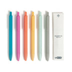 U Brands U-Eco Ballpoint Pens, 6 Count + 6 Refills, Sunset Speckle, Medium (0.7mm) Point, Black Ink - SJB-DIAMOND ELITES