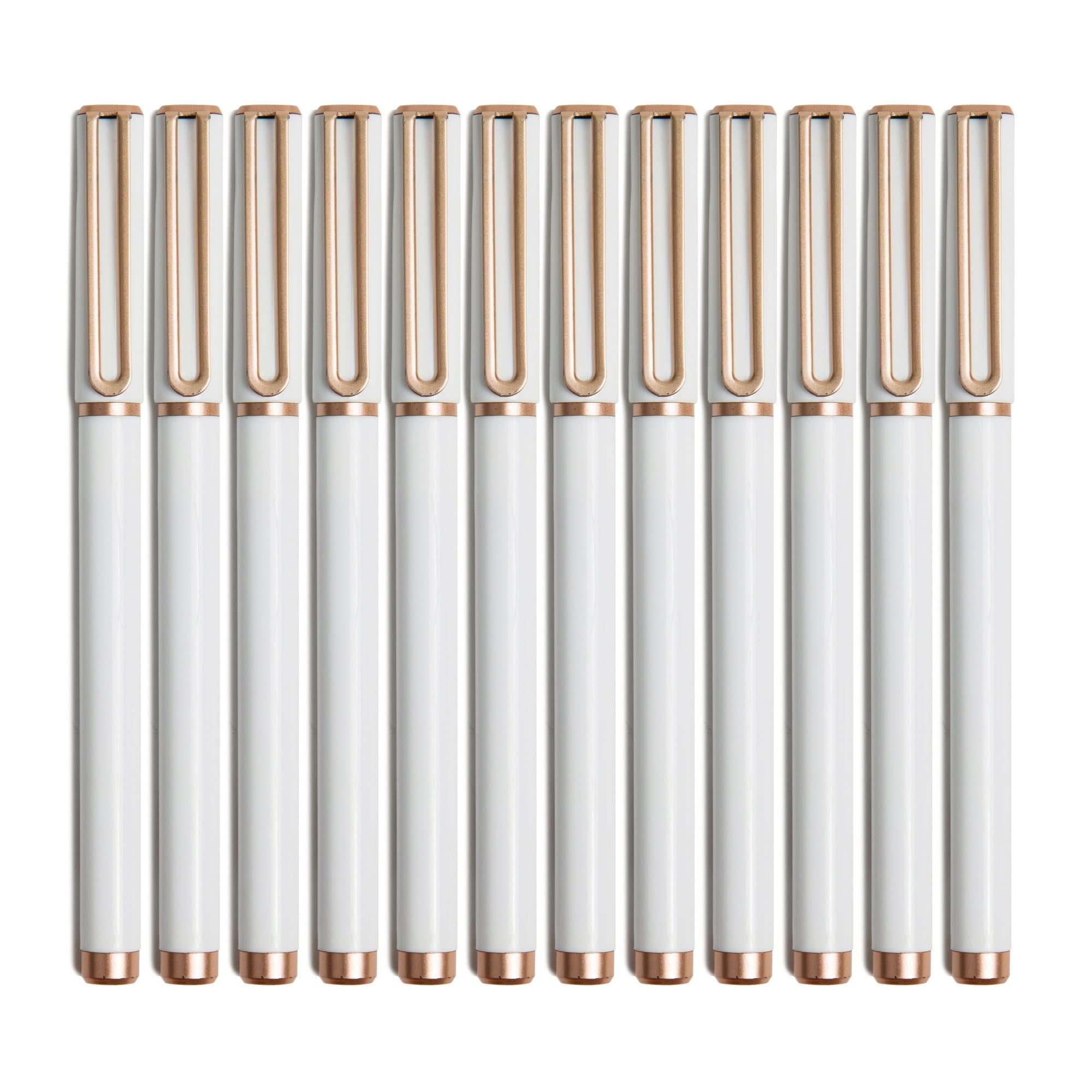 U Brands Catalina Pens, White, 12 Count - SJB-DIAMOND ELITES