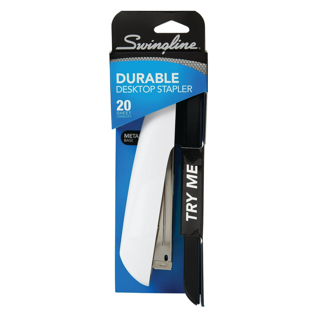 Swingline Durable Desk Stapler, 20 Sheets (S7064770WME) - SJB-DIAMOND ELITES