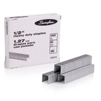 Swingline Premium Heavy Duty Staples, 1/2" Leg, 100 Per Strip, 1,000/Box - SJB-DIAMOND ELITES