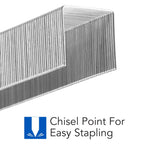 Swingline Premium Heavy Duty Staples, 1/2" Leg, 100 Per Strip, 1,000/Box - SJB-DIAMOND ELITES