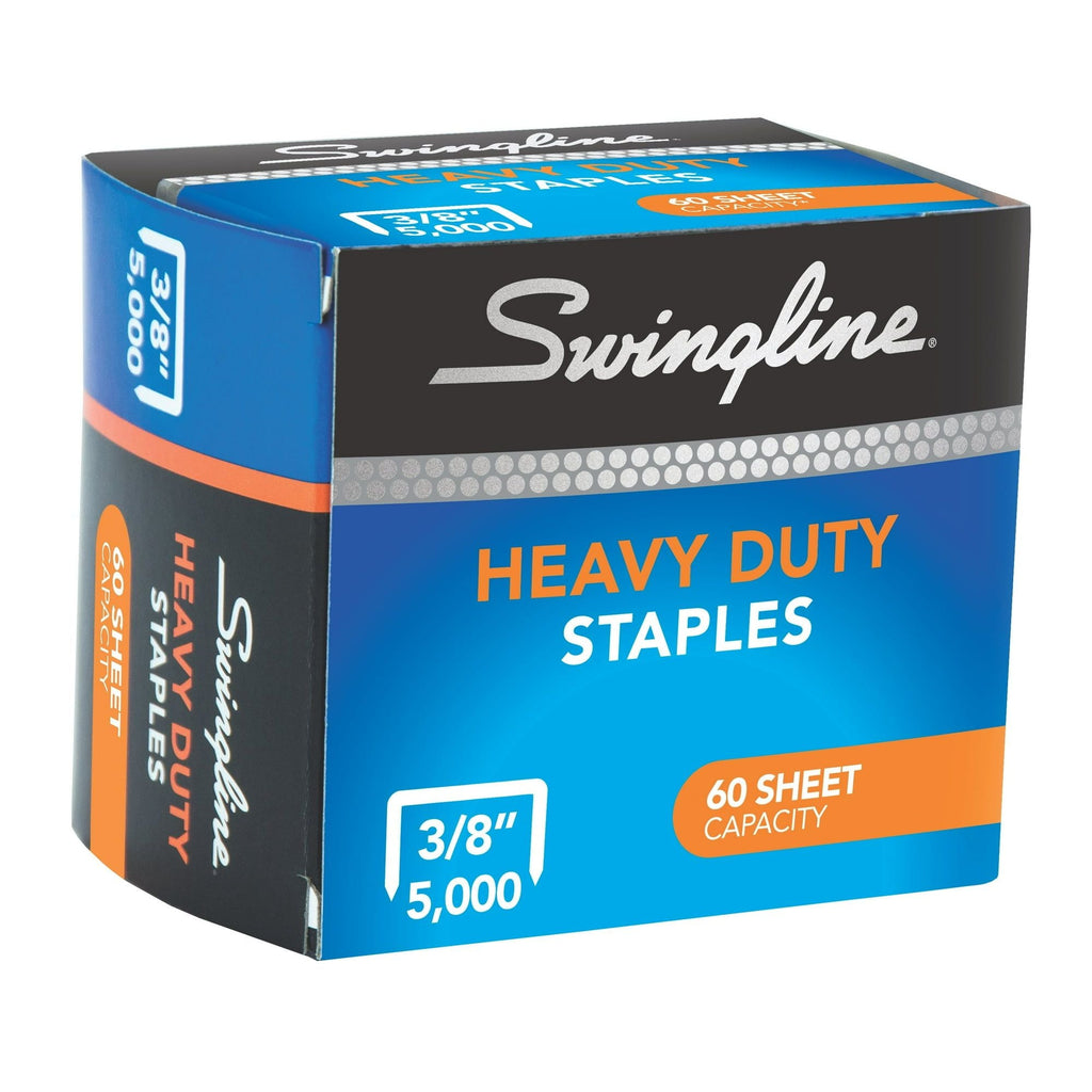 Swingline Standard Heavy Duty Staples, 3/8" Leg Length 5,000/Box, (S7079398) - SJB-DIAMOND ELITES