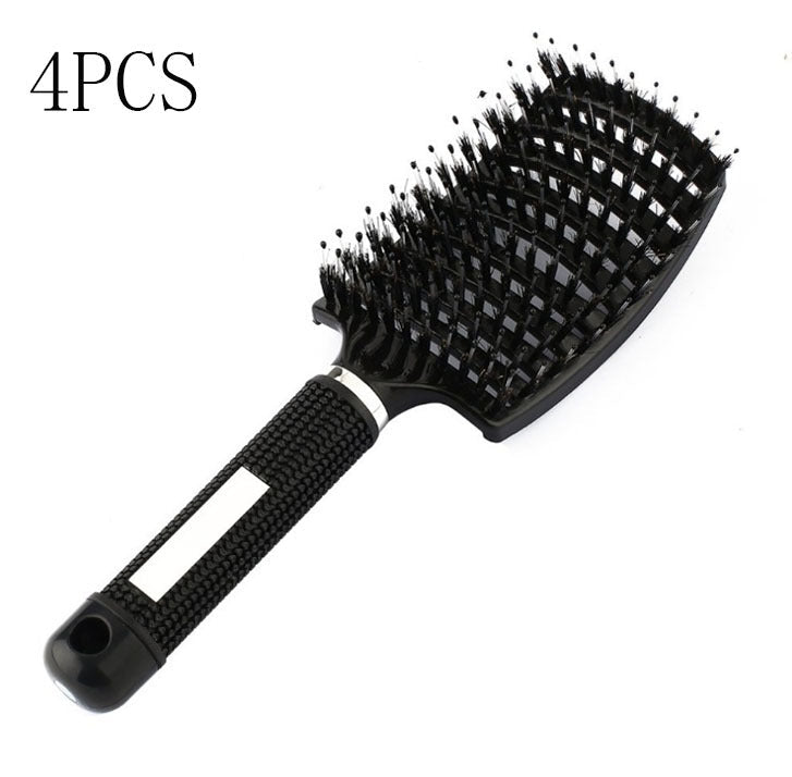 Hairbrush Anti Klit Brushy Haarborstel Women Detangler Hair Brush Bristle Nylon Scalp Massage  Teaser Hair Brush Comb Pi-Mart