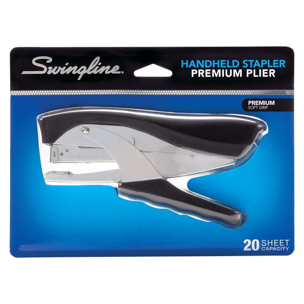 Swingline Premium Hand Stapler, 20 Sheets, Black - SJB-DIAMOND ELITES