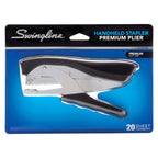 Swingline Premium Hand Stapler, 20 Sheets, Black - SJB-DIAMOND ELITES