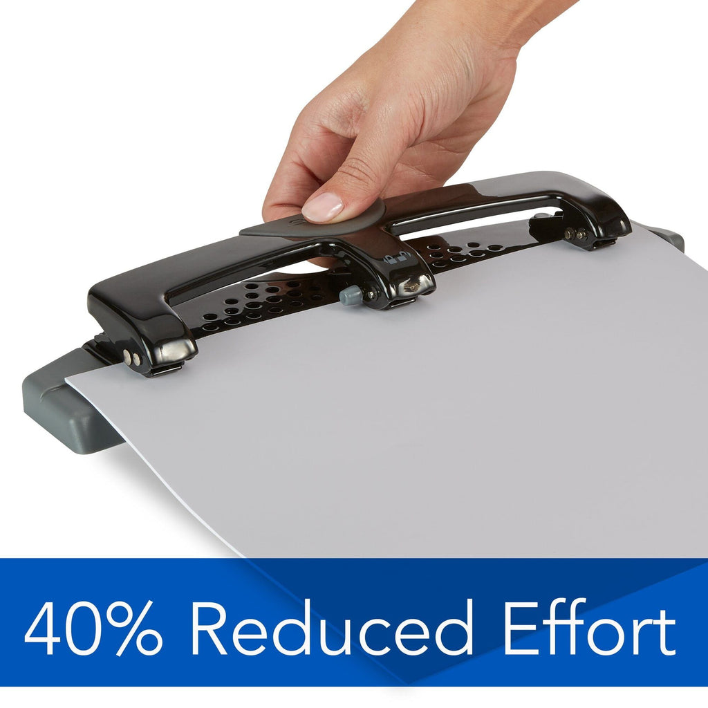 Swingline SmartTouch 3-Hole Punch, Low Force, 12 Sheets - SJB-DIAMOND ELITES