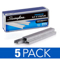 Swingline S.F. 4 Premium Staples, 1/4" Length, 210 Per Strip, 5,000/Box, 5 Pack - SJB-DIAMOND ELITES