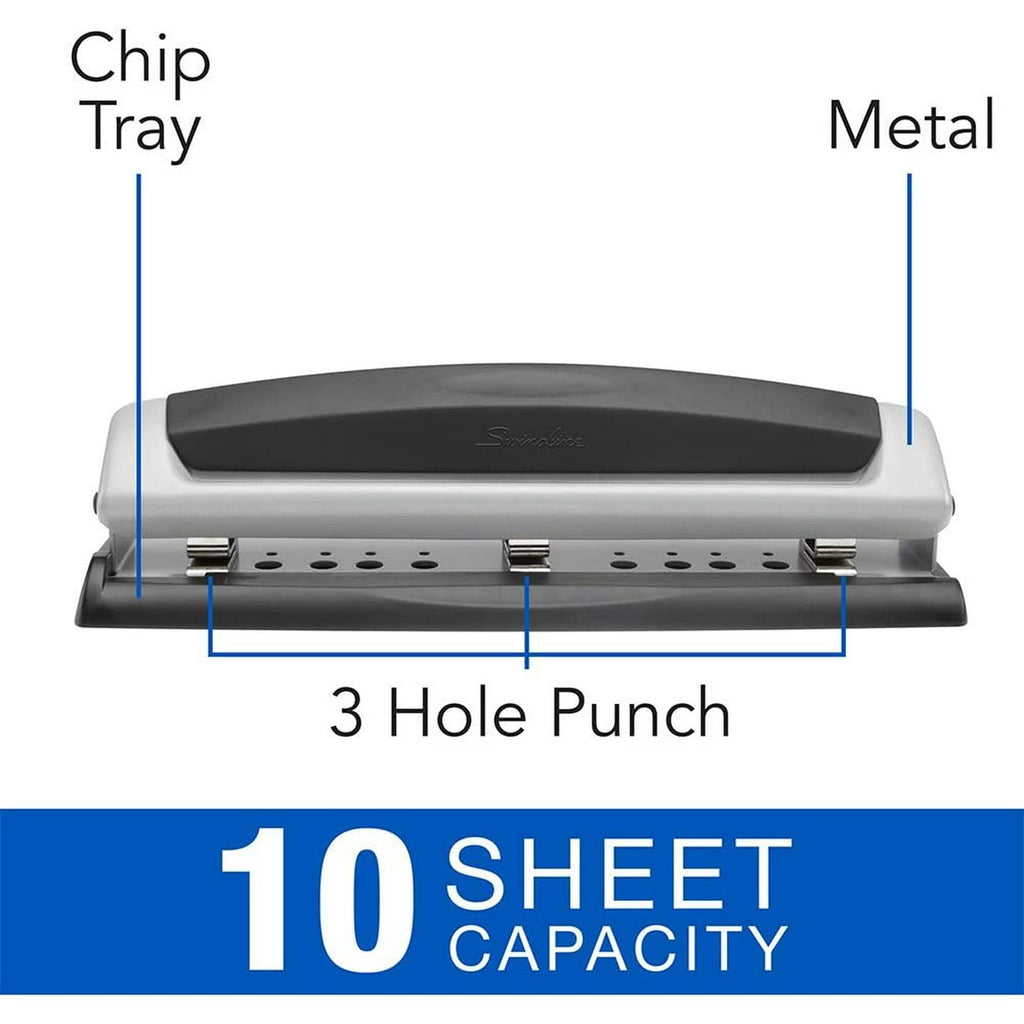 Swingline Precision Pro Desktop Punch, 10 Sheets, 2 Pack (A7074066AZ) - SJB-DIAMOND ELITES