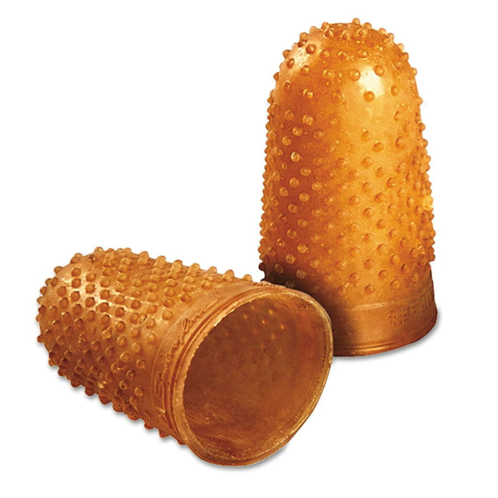 Swingline, SWI54033, Rubber Finger Tips, 1 Dozen, Amber - SJB-DIAMOND ELITES