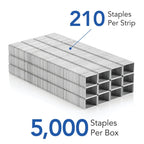 Swingline High-Capacity Staples, Silver, 5000 per Each (Quantity) - SJB-DIAMOND ELITES