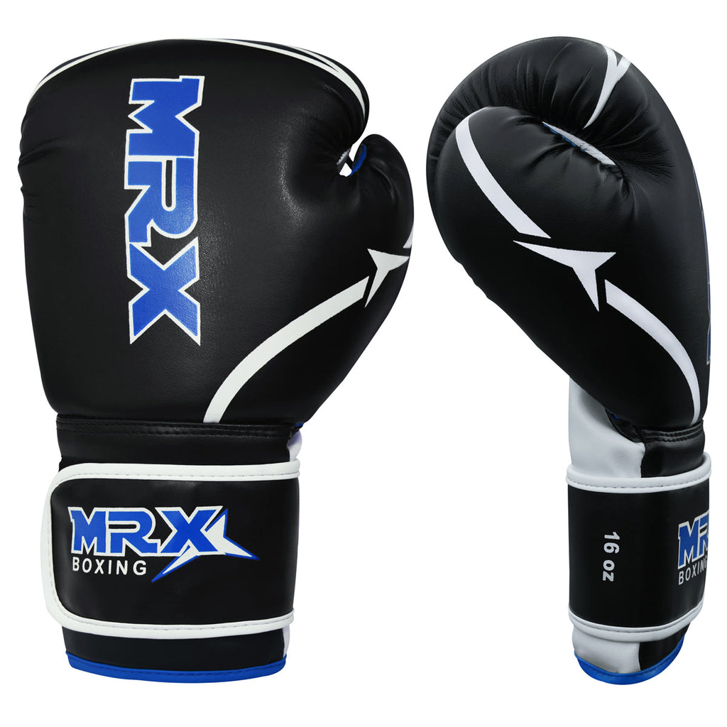 MRX Boxing Gloves Fighting Sparring Training Adult Junior Black Red Blue - SJB-DIAMOND ELITES