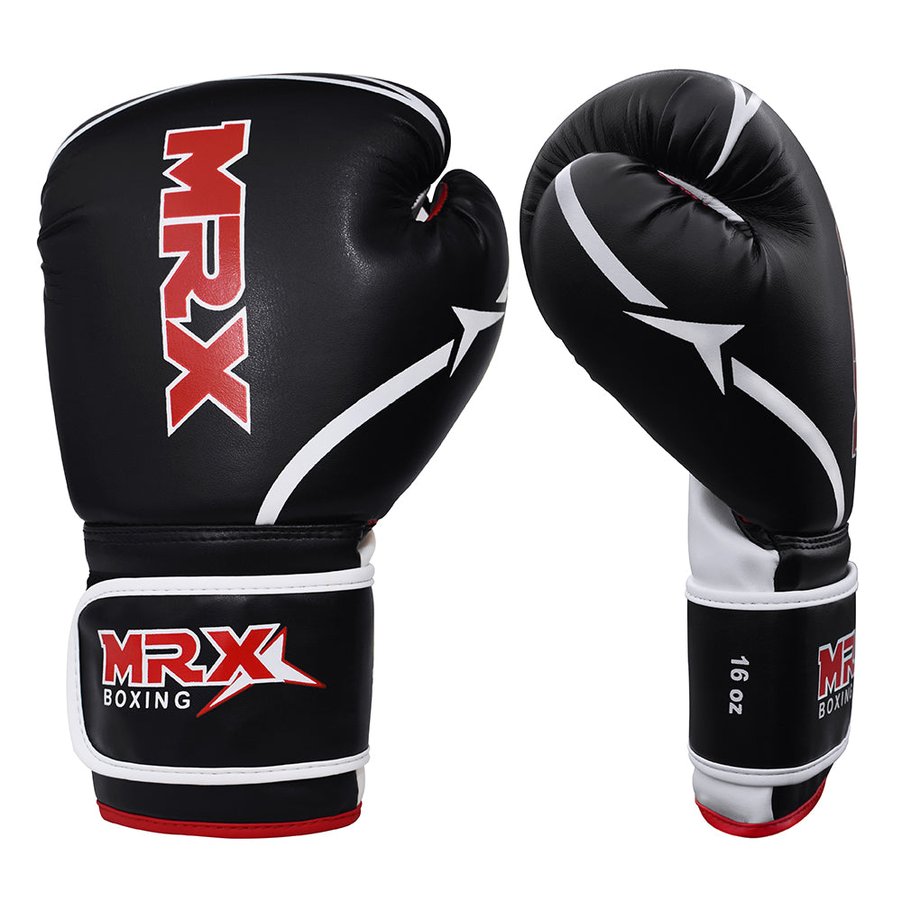 MRX Boxing Gloves Fighting Sparring Training Adult Junior Black Red Blue - SJB-DIAMOND ELITES