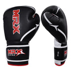 MRX Boxing Gloves Fighting Sparring Training Adult Junior Black Red Blue - SJB-DIAMOND ELITES