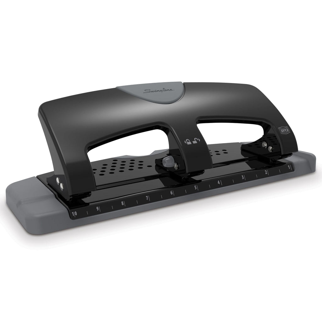 Swingline SmartTouch 3-Hole Punch, Low Force, 20 Sheets - SJB-DIAMOND ELITES