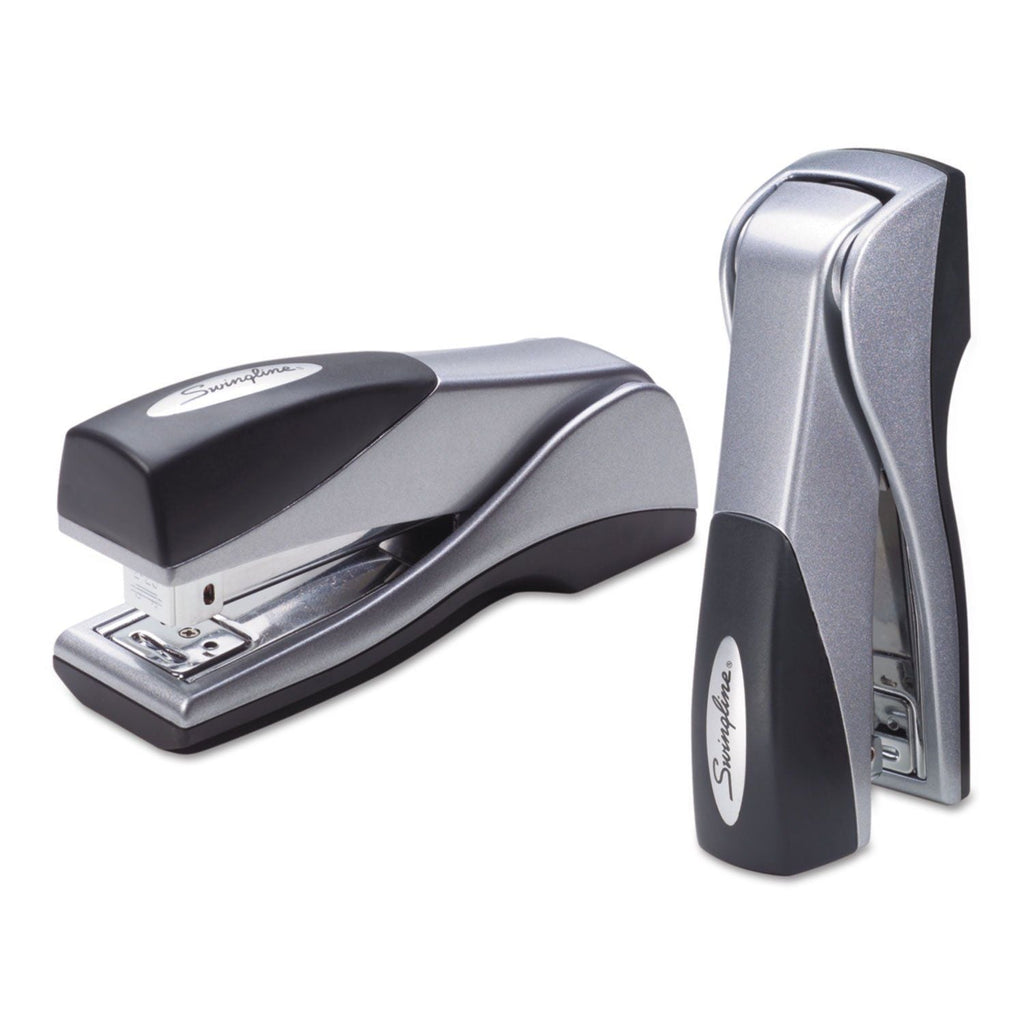 Optima Grip Compact Stapler, 25-Sheet Capacity, Silver - SJB-DIAMOND ELITES