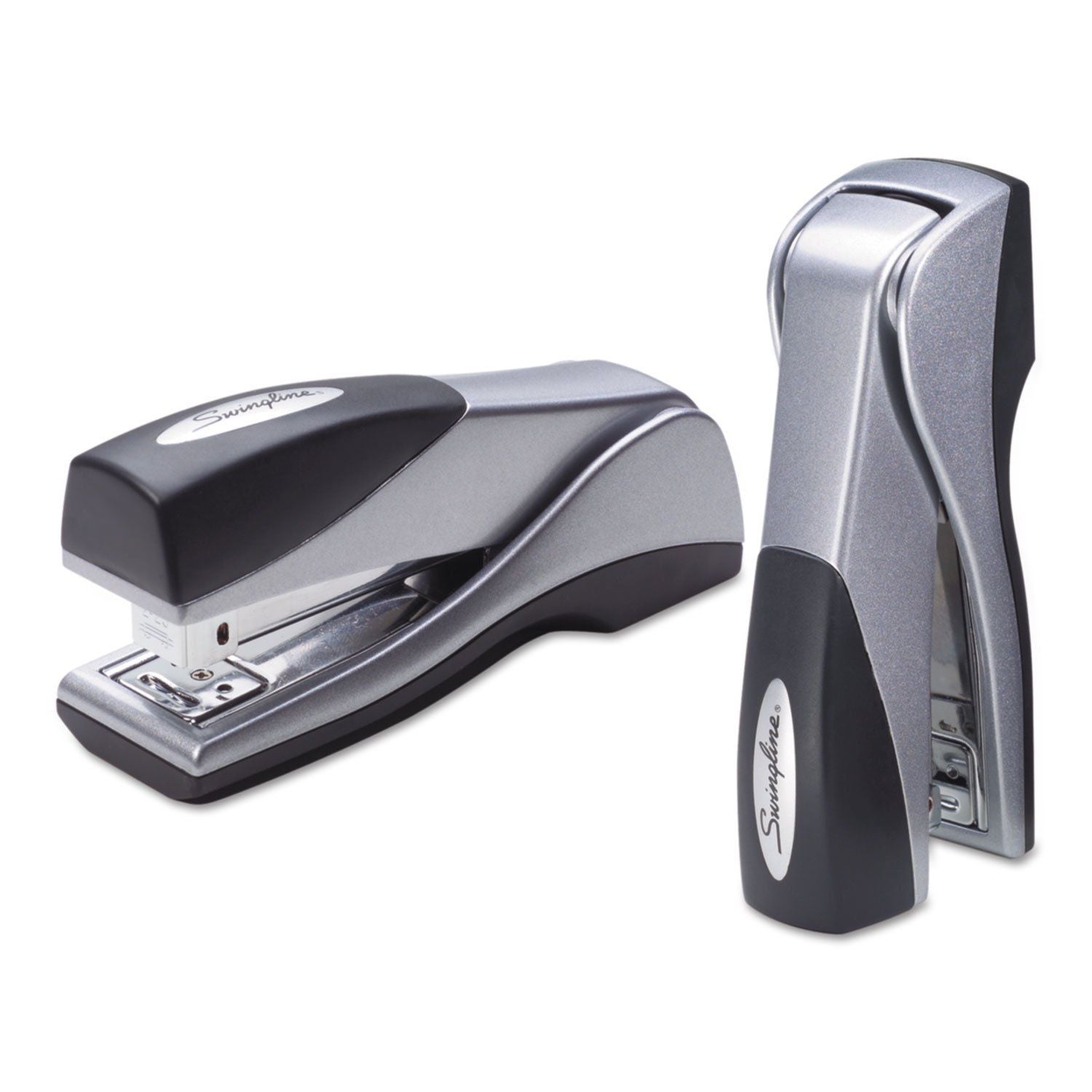 Optima Grip Compact Stapler, 25-Sheet Capacity, Silver - SJB-DIAMOND ELITES