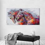 Frameless horse decorative painting Lootquake LLC