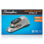 Swingline Optima 20 Electric Stapler, 20 Sheets, Silver - SJB-DIAMOND ELITES